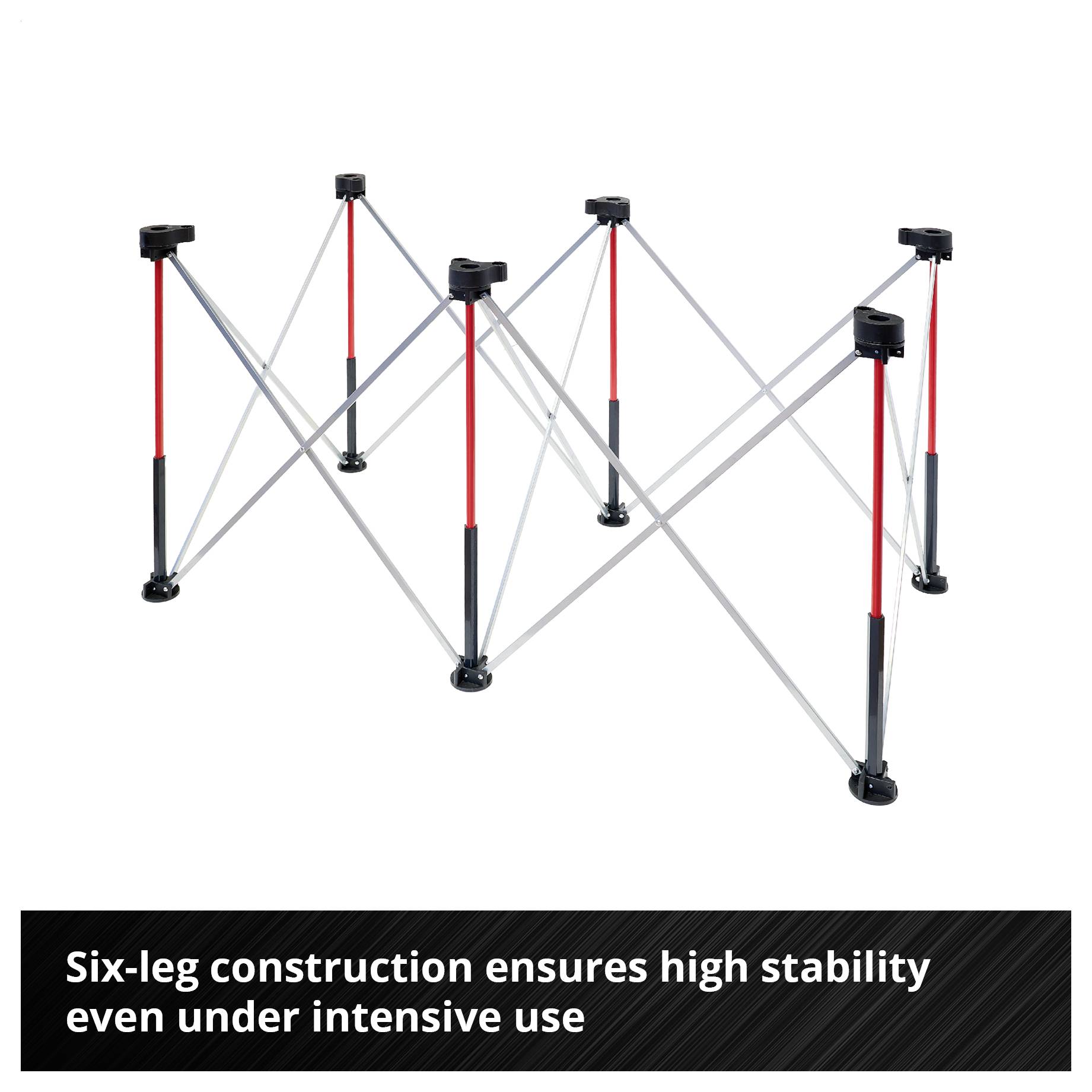 Einhell 461003 Acciaio Cavalletto da lavoro Pieghevole 1100 kg (L x A) 27 cm x 98.5 cm 3.96 kg 1 pz.-4