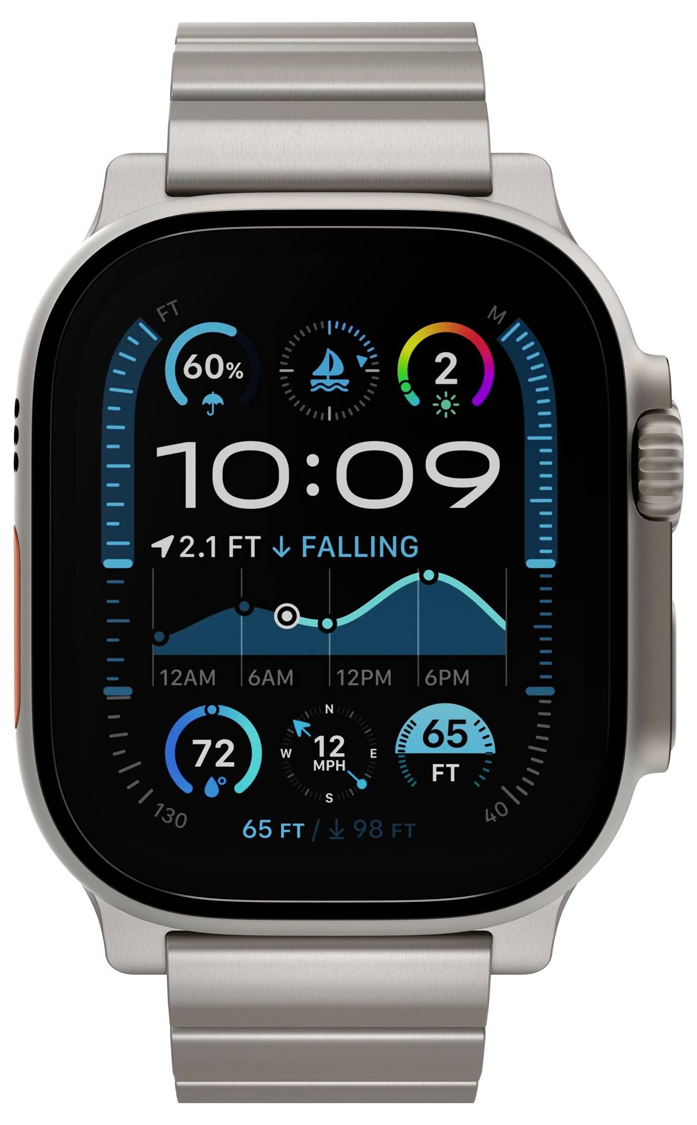 Decoded Decoded Titanium Strap for Apple Watch U Cinturino da polso Titanio-5