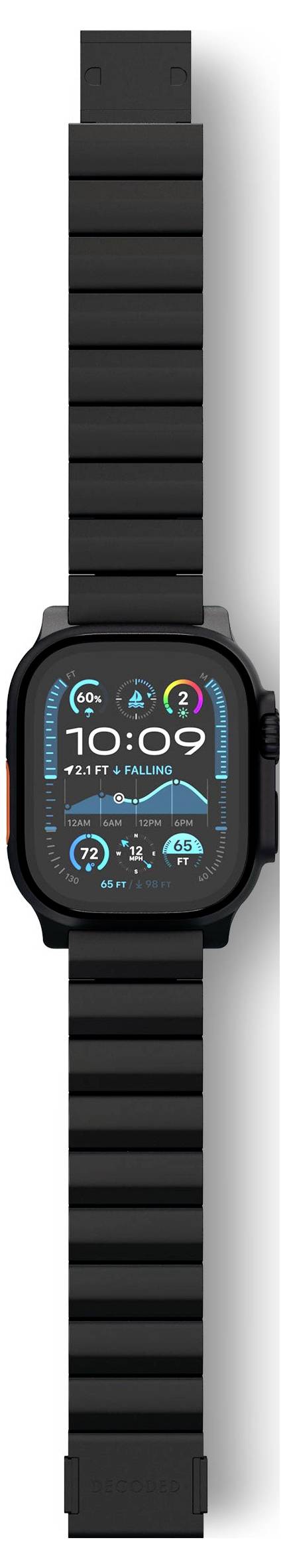 Decoded Decoded Titanium Strap for Apple Watch U Cinturino da polso Nero-3