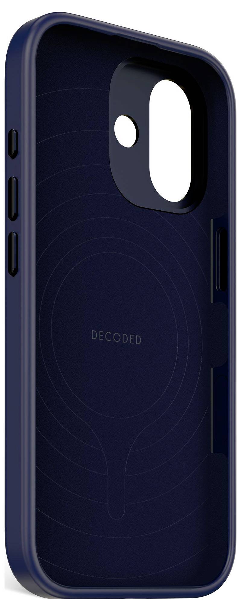 Decoded Decoded AntiMicrobial Silicone Backcover Backcover per cellulare iPhone 17 Navy D25IPO17BCS9TY-2