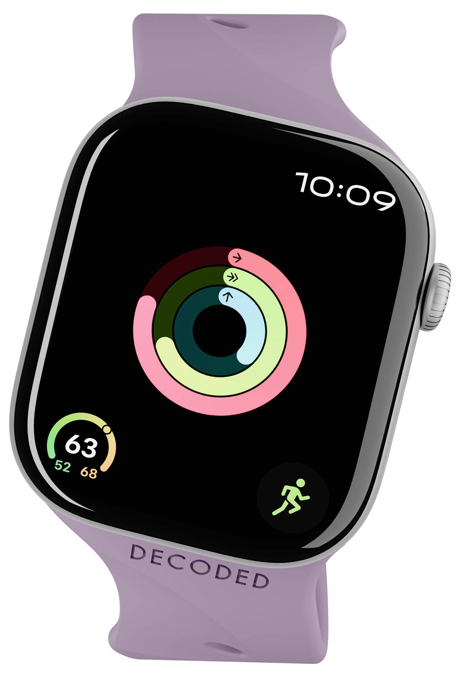 Decoded Decoded Silicone Ares Splice Strap 40/42 Cinturino da polso Violetto-1