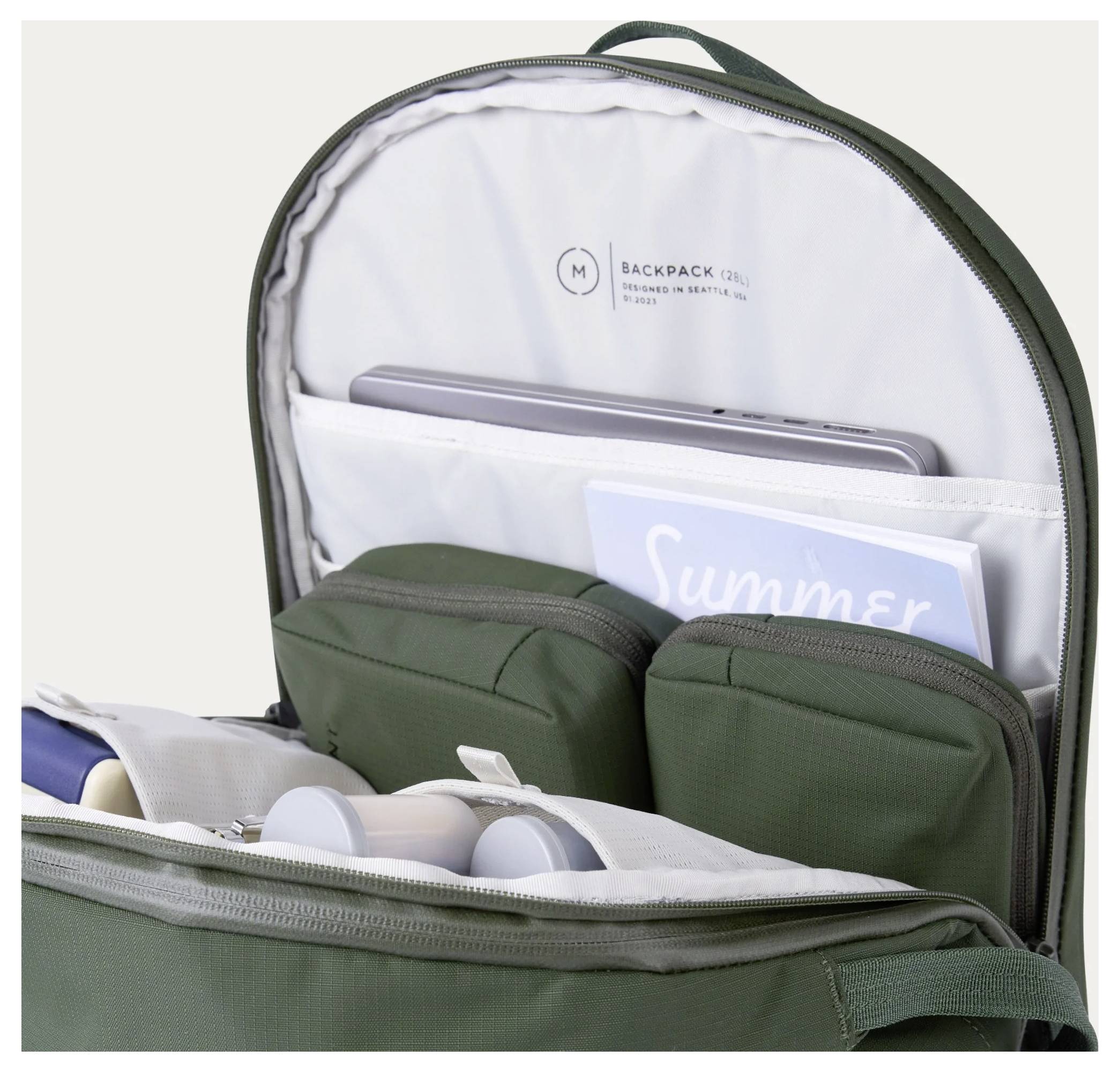 Moment Moment Everything Travel Pack Weekender Zaino Scomparto per Notebook, Impermeabile-3