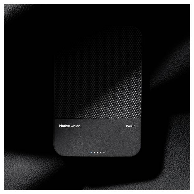 Native Union Caricatore USB (Re)Classic Qi2 Magnetic Powerbank PB-5KMS-BLK-Q2 Nero-6