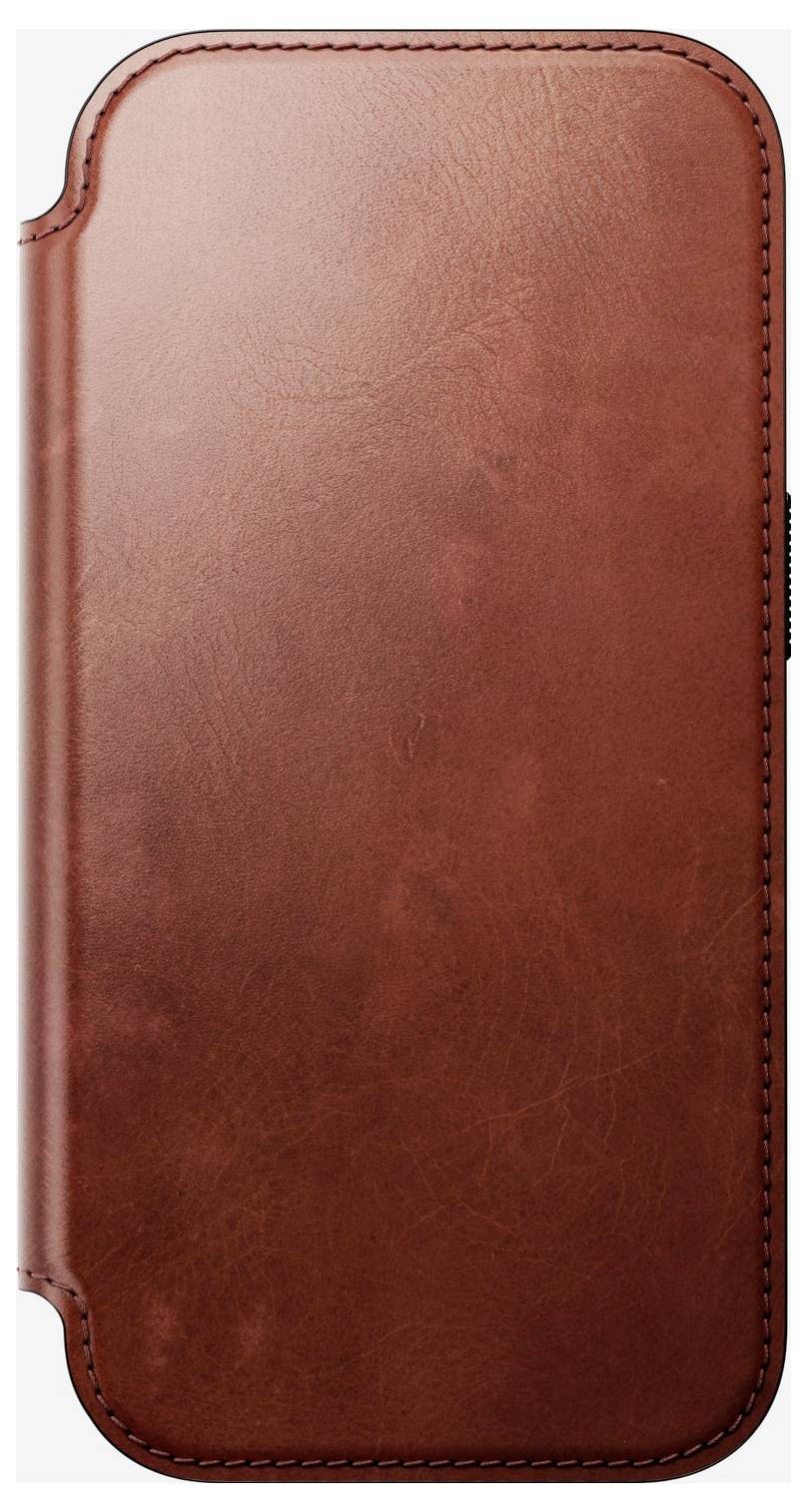 Nomad Modern Leather Folio Flip Case Apple iPhone 17 Pro Marrone NM014094858-9