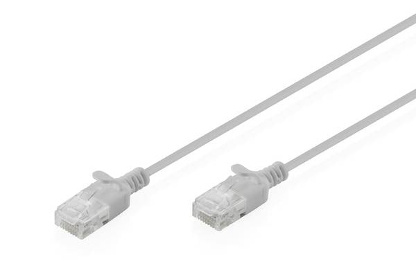 Digitus DK-1618-015S RJ45 Cavo di rete, cavo patch CAT 6 U/UTP 1.5 m Grigio  1 pz.