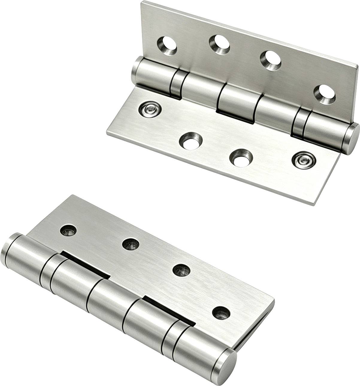 TOOLCRAFT 304 cerniera per porte in acciaio inox 100x76mm (2) 101 mm 1 Paio/a-0