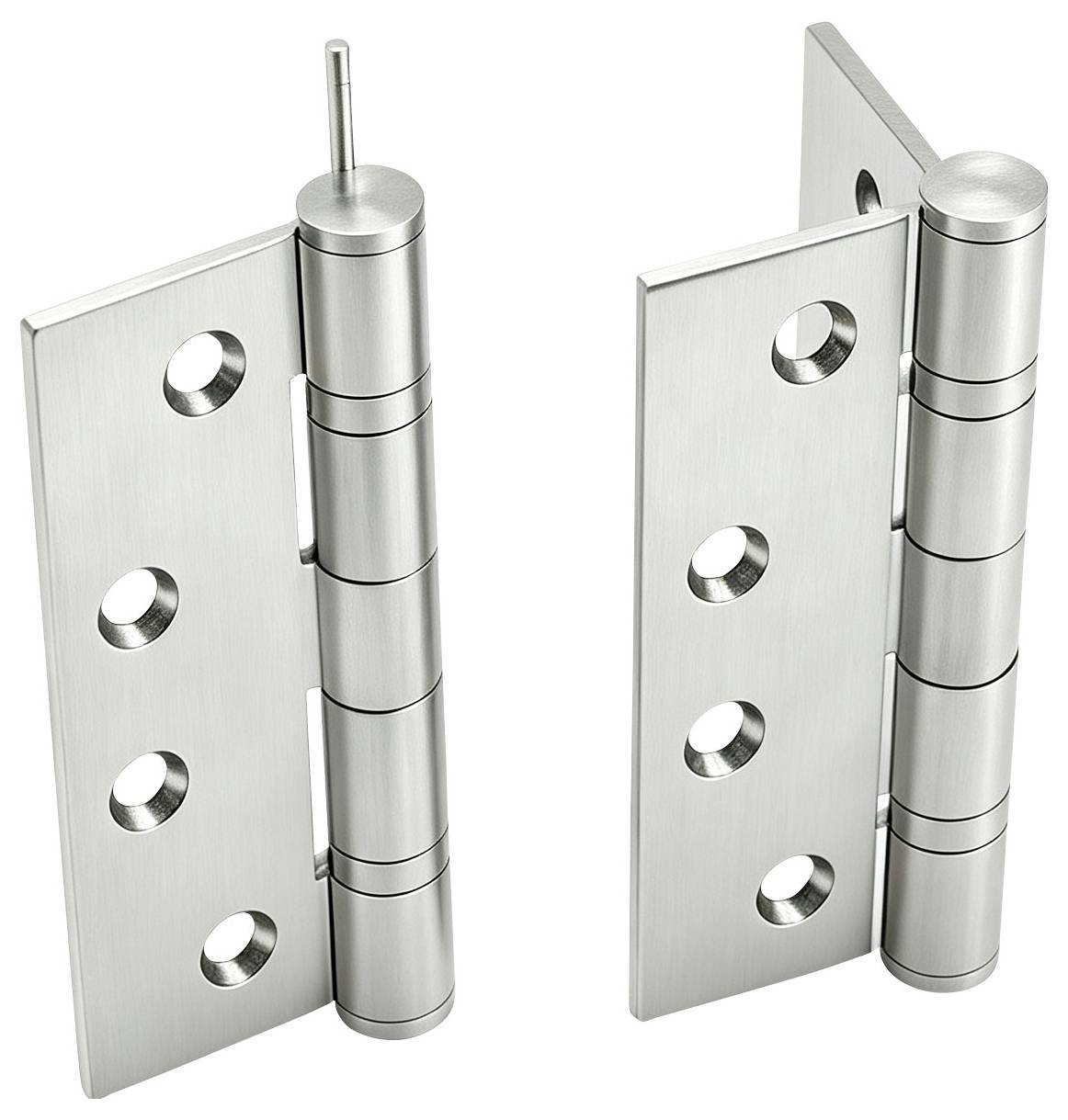 TOOLCRAFT 304 cerniera per porte in acciaio inox 100x76mm (2) 101 mm 1 Paio/a-1