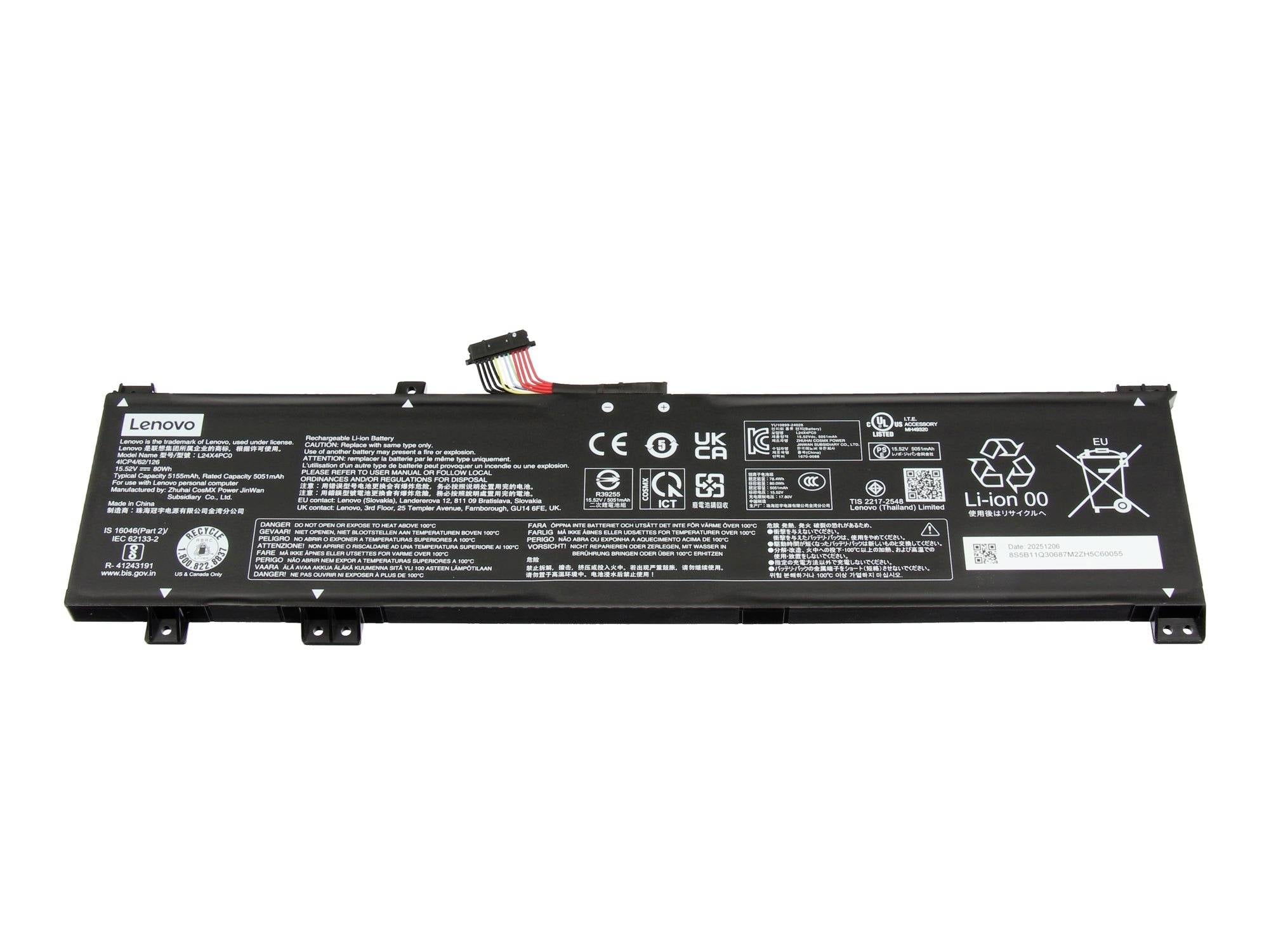Batteria per notebook Lenovo Akku 5B11Q30687 15.52 V 5155 mAh Lenovo-0