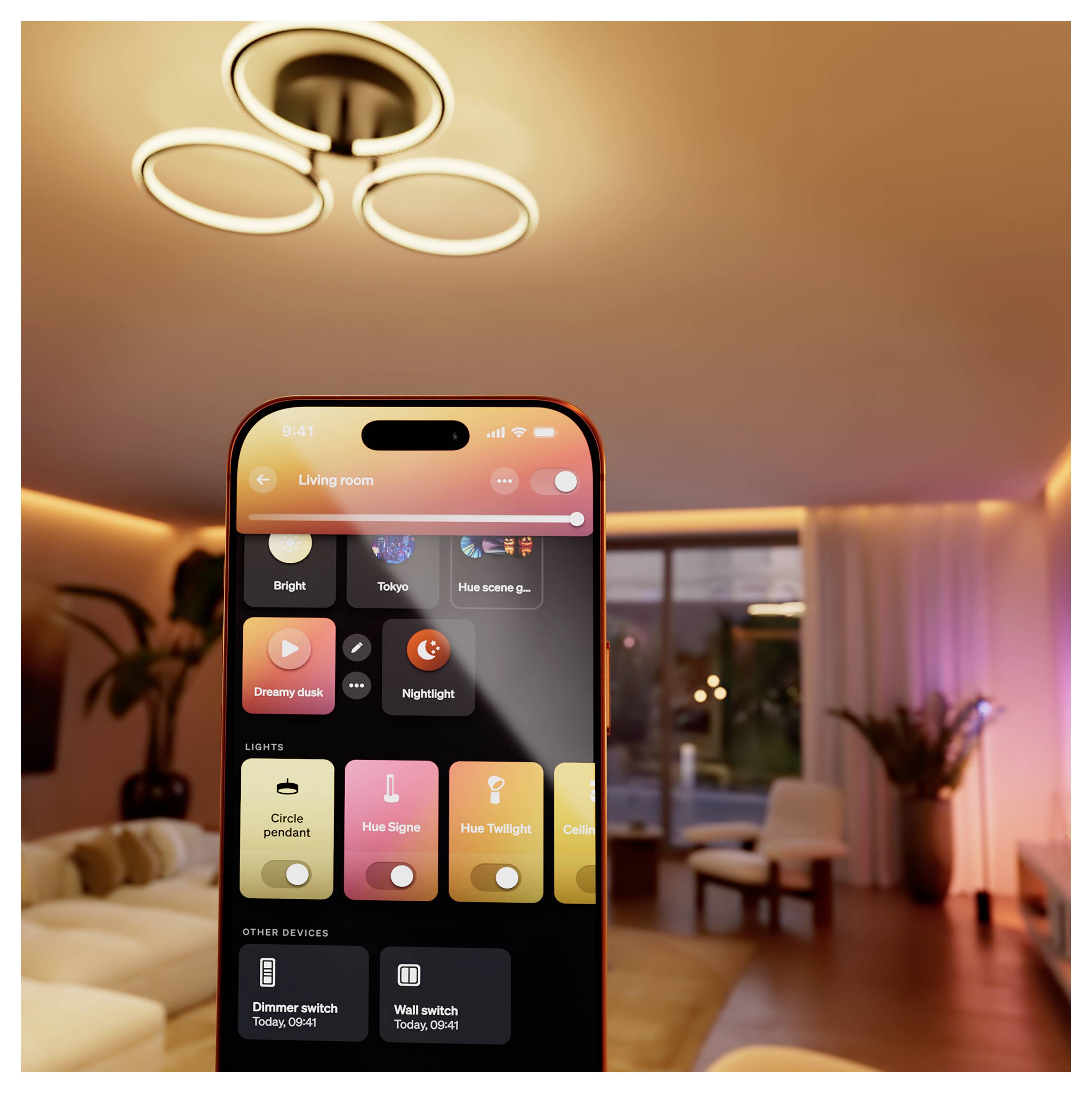 Philips Hue Hue Modulo interruttore a parete 8721103111876 1 Kanal /1C (200W LED / 200W Halogen) 0.4 W-4