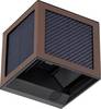 V-TAC VT-408CCT-C 24294 Lampada solare da parete per esterno con rilevatore di movimento LED (monocolore) 9 W Marrone ruggine