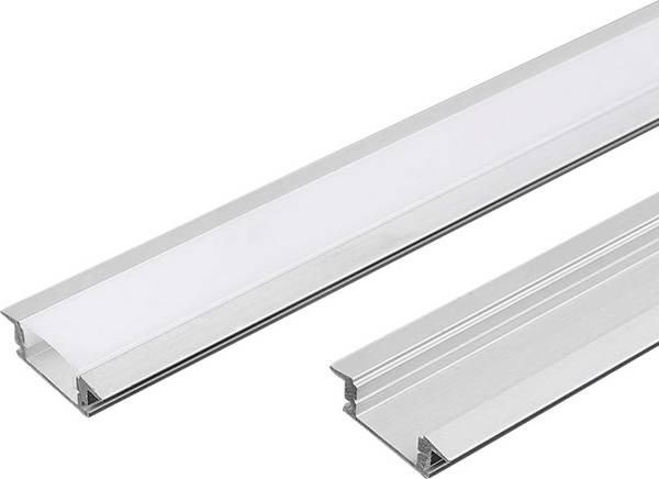 V-TAC 10320 VT-8156-S Kit di montaggio       Alluminio (L x L x A) 2000 x 24.7 x 7 mm  1 pz.
