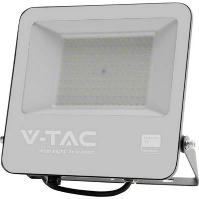 Faro LED V-TAC grigio con pannello luminoso rettangolare e staffa di montaggio in metallo regolabile