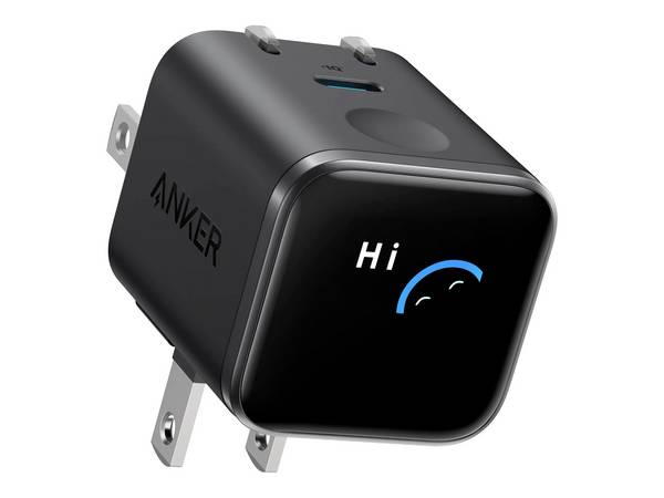 Anker ANKER Nano Charger 45W 1C Display black Alimentatore 45 W USB-C® Consegna di potenza Nero  GaN, USB Power Delivery (USB-PD)