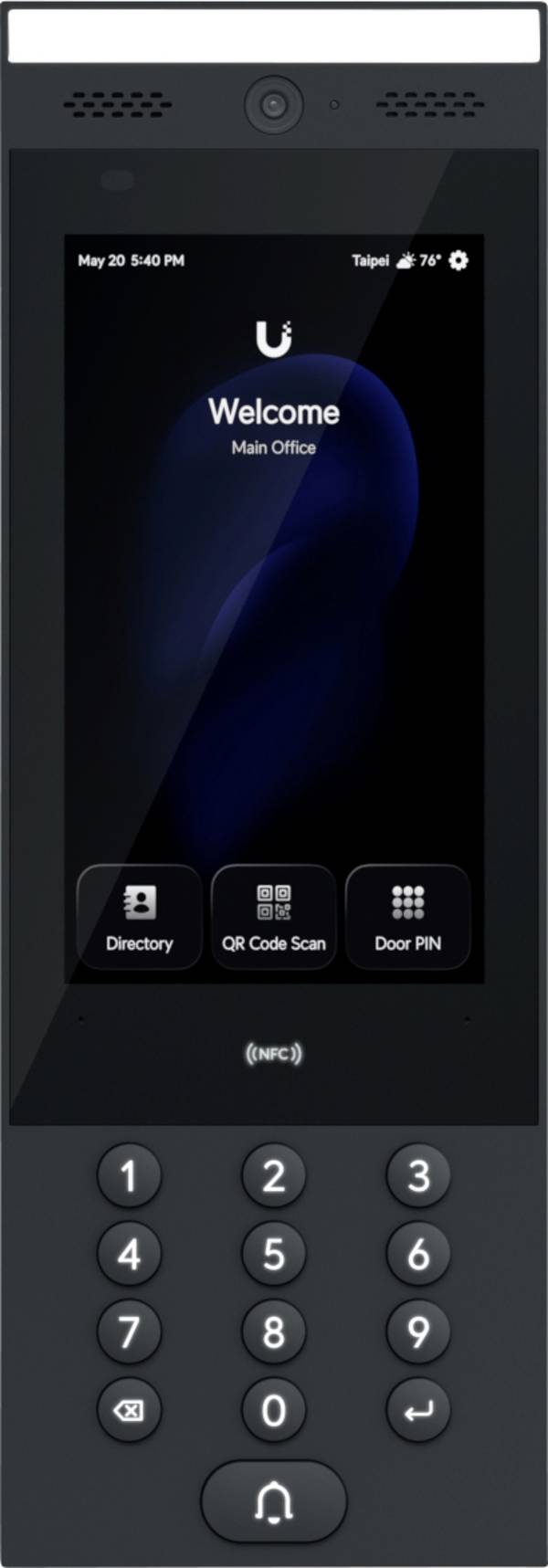 Ubiquiti Networks UA-G3-INTERCOM Kit videocitofoni Cablato 13,56 MHz  Nero