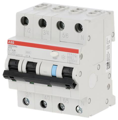 ABB 2CSR256140R2137 Magnetotermico e differenziale 13 A 0.1 A 415 V-1