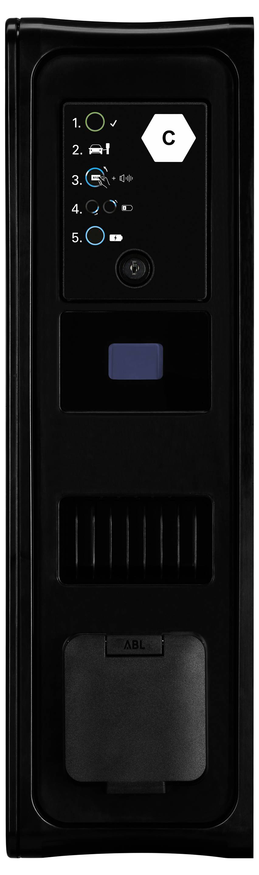 ABL Sursum Scatola a parete; Numero connessioni 2 22 kW RFID-8