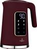 BerlingerHaus Bollitore Senza BPA, Custodia Cool-Touch, Timer digitale;, Display LCD, Preselezione temperatura, Protezione da surriscaldamento Bordò Capacità effettiva: 1.7 l