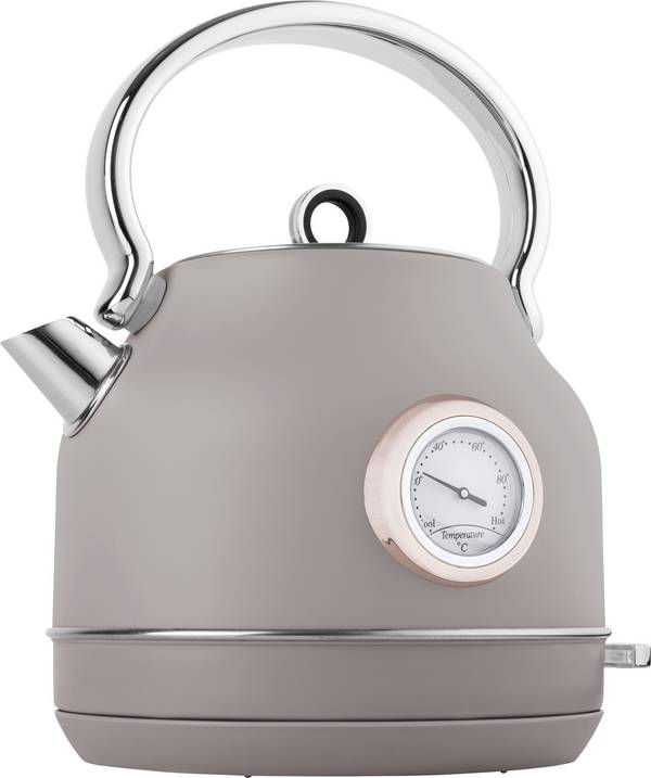 BerlingerHaus  Bollitore Senza BPA, Custodia Cool-Touch, Protezione da surriscaldamento Grigio tortora Capacità effettiva: 1.7 l