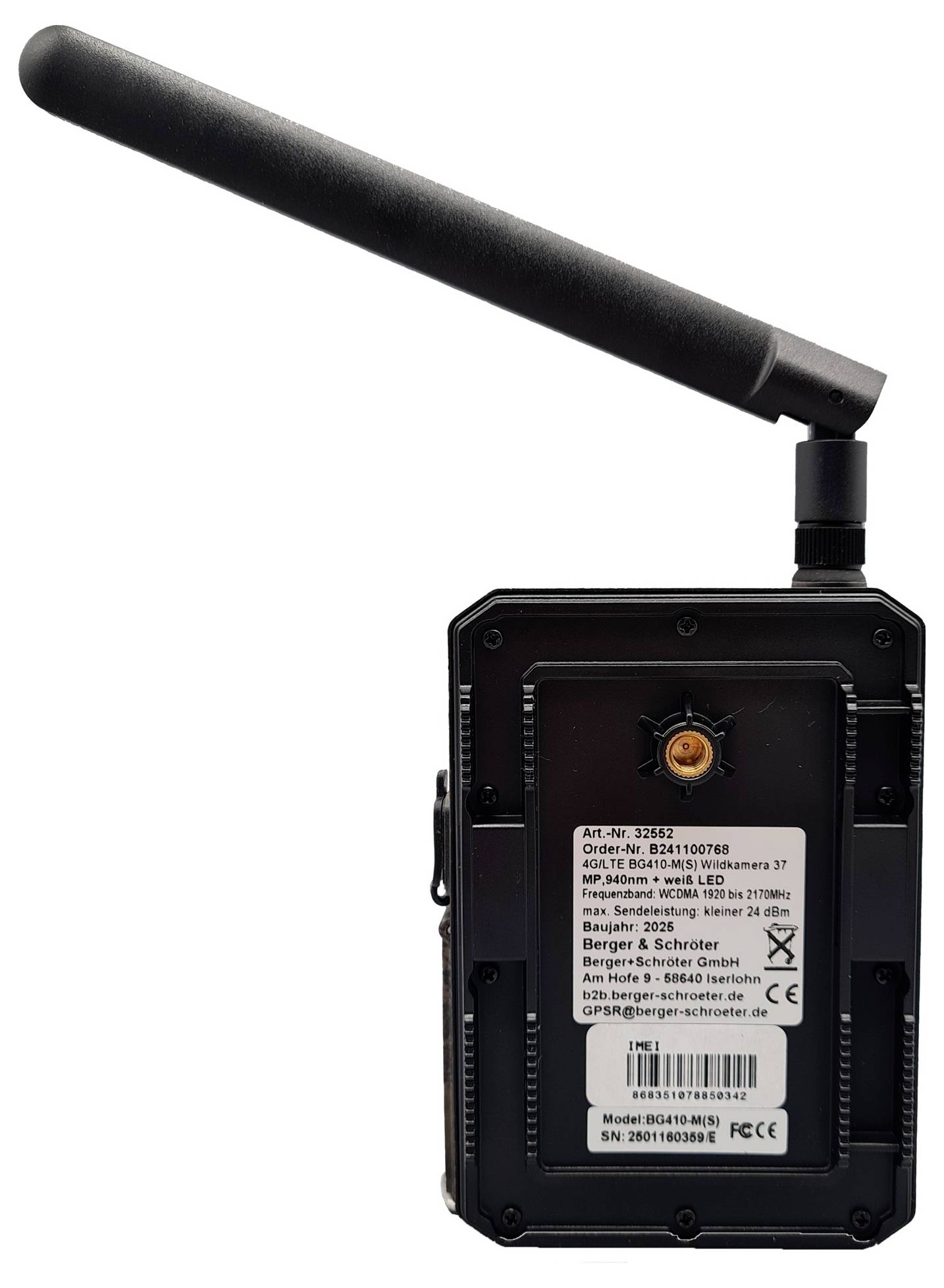 Berger & Schröter BG-410M(S) Camera outdoor 4 Megapixel LED neri Mimetico-2