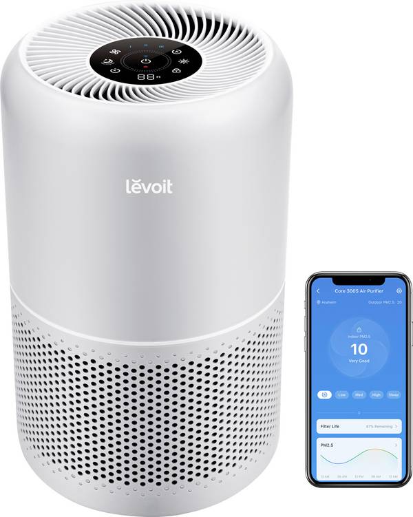 Levoit HEAPAPLVSEU0143Y Core 300S Purificatore 50 m² Grigio