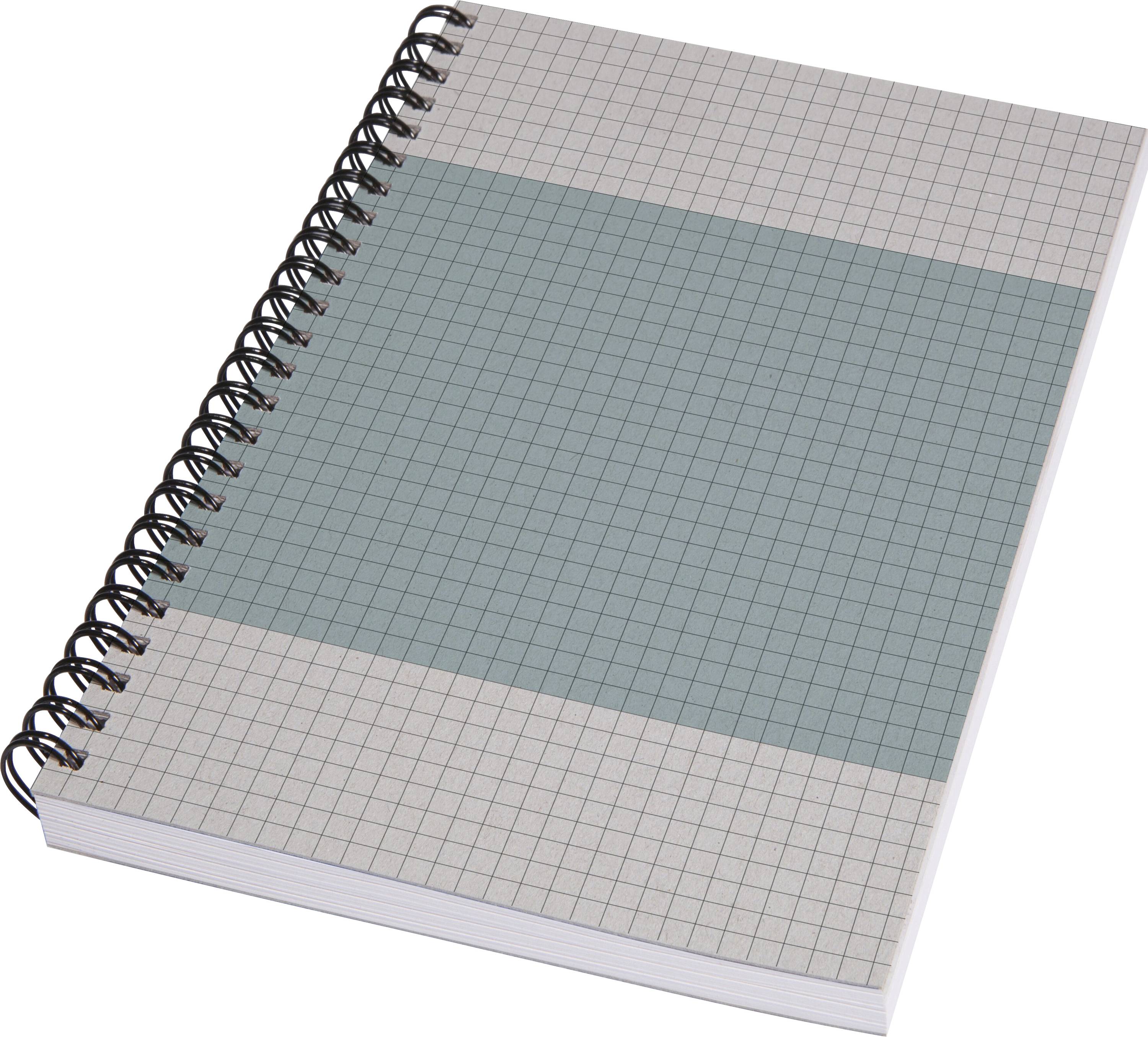 Sigel SN600 Quicknote Softcover blocco note a spirale quadretti Blu-Grigio 80 Foglio DIN A5