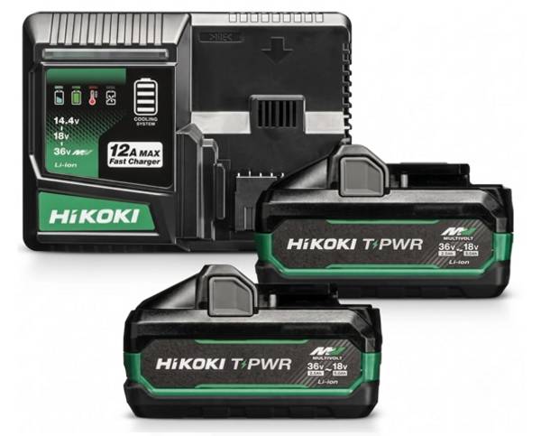 HiKOKI UC36YSL2WAZ UC36YSL2 Batteria dell'utensile e caricabatterie 18 V, 36 V