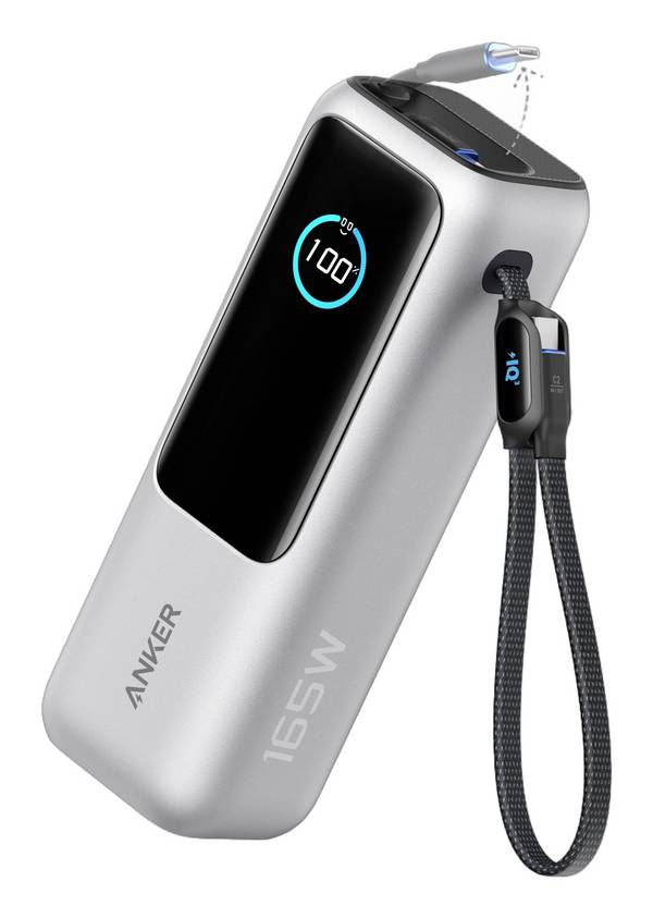 Anker  Power bank 25000 mAh    Argento Indicazione di stato