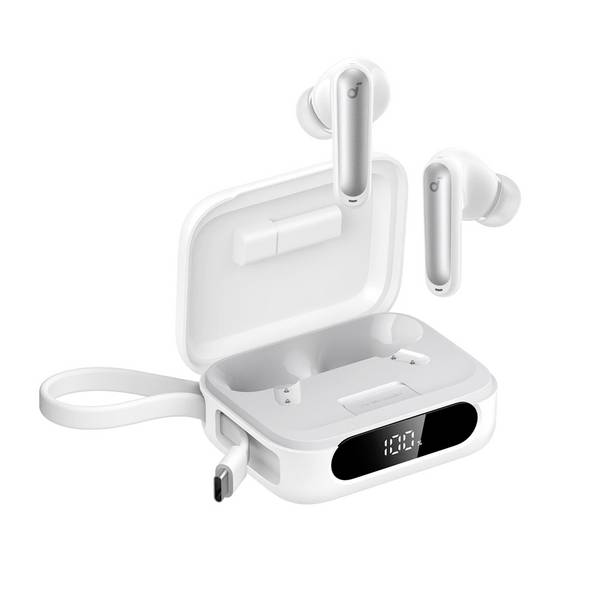 Anker ANKER Soundcore P41i (MFi) white  Cuffie auricolari Bluetooth Stereo Bianco Riduzione del rumore del microfono Custodia di ricarica