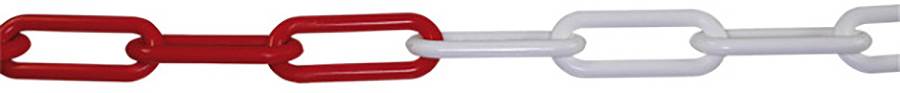 DEHN 700112 Catena chiusa Rosso/Bianco 10 m-0