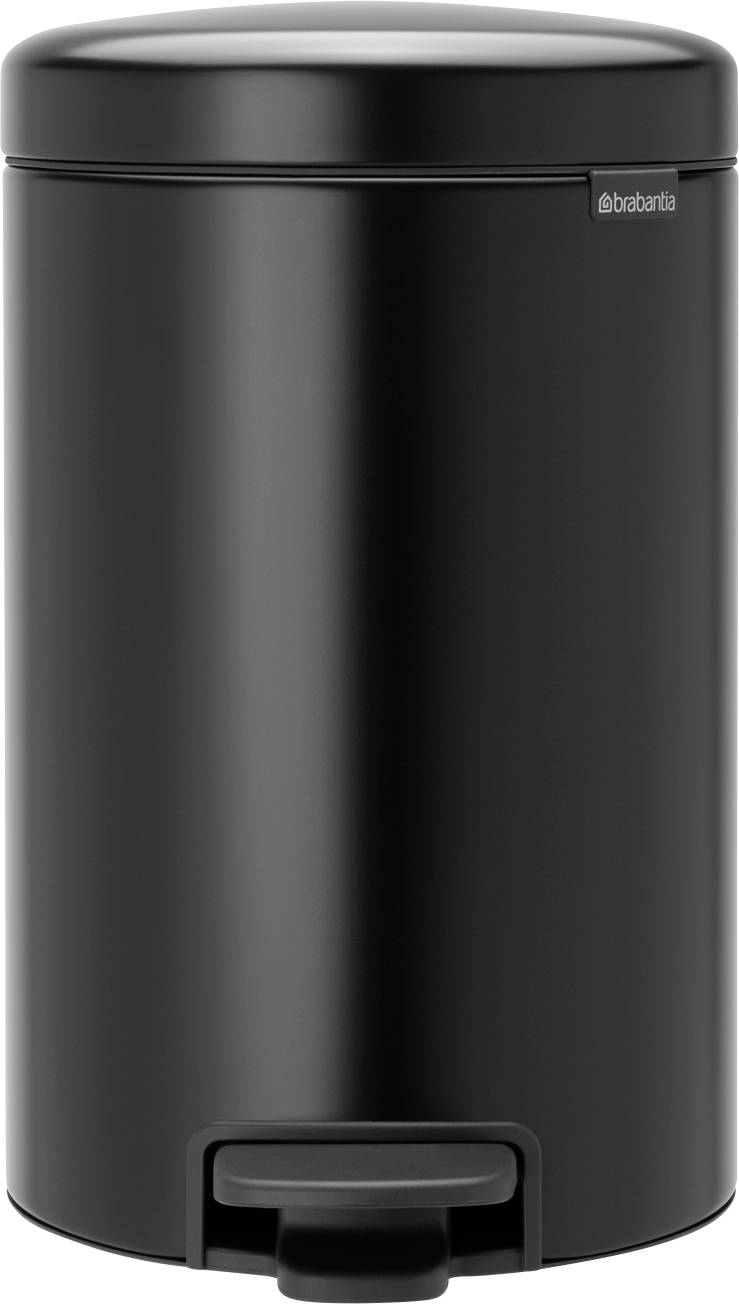 brabantia 8710755113741 8710755113741 Pattumiera. 12 l Acciaio (L x A x P) 251 x 411 x 338 mm Nero 1 pz.