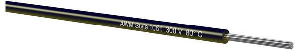 Kabeltronik 091227009 Cavetto di commutazione 1 x 0.34 mm² Nero 500 m
