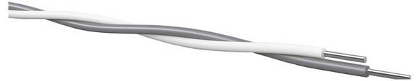 Kabeltronik 170205017 Cavo per cablaggi Yv 2 x 0.2 mm² Bianco, Grigio 250 m
