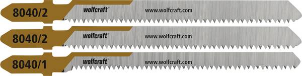 Wolfcraft 8040000 1 set di lame per seghetto alternativo laminato 1 KIT