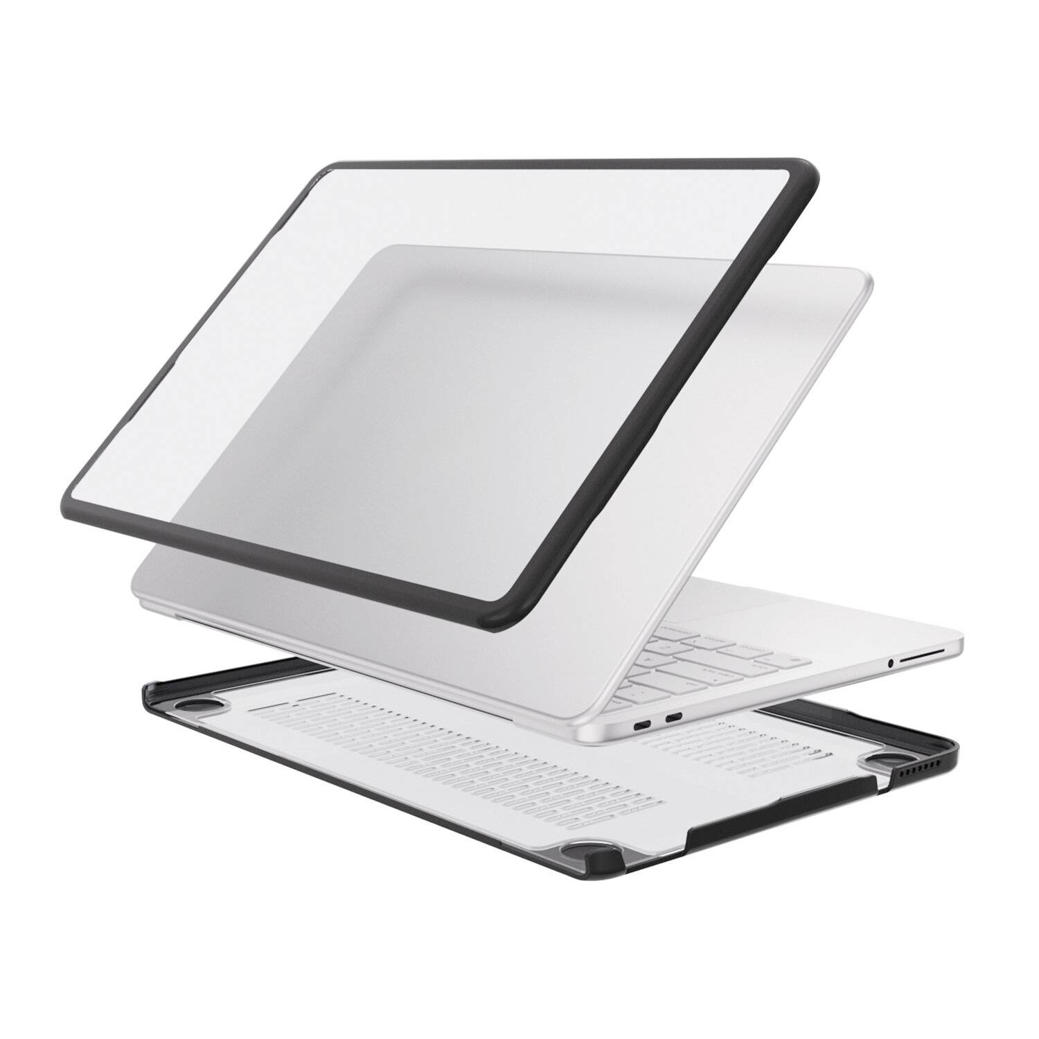 Custodia per Notebook 4Smarts Adatto per massimo: 33,0 cm (13") Nero, Trasparente-0