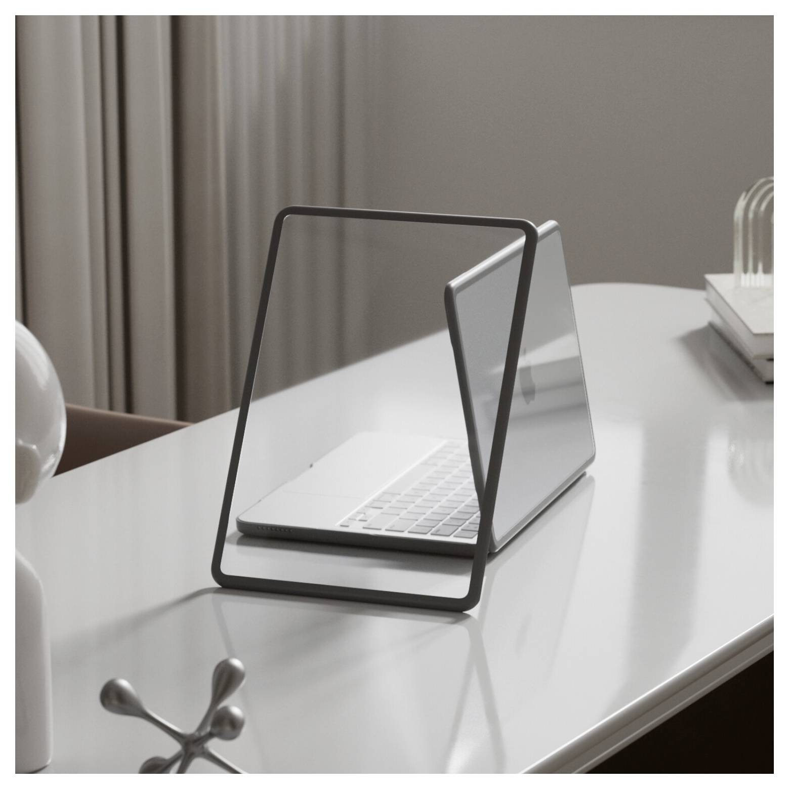 Custodia per Notebook 4Smarts Adatto per massimo: 33,0 cm (13") Nero, Trasparente-3