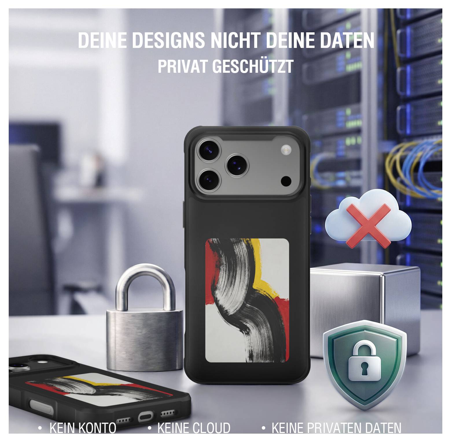 4Smarts E-Ink/NFC Backcover per cellulare Apple iPhone 17 Pro Max Nero Carica induttiva 541789-7