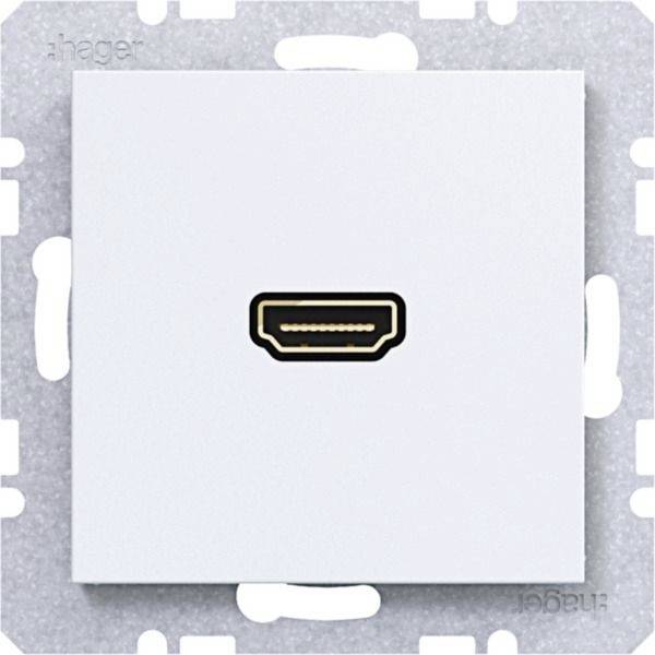 Hager #####Lichtweiß (matt) WAF4380WM 1 pz.