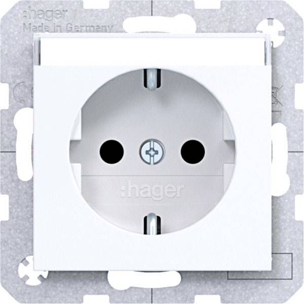 Hager #####Lichtweiß (glänzend) WAS1401WG 1 pz.