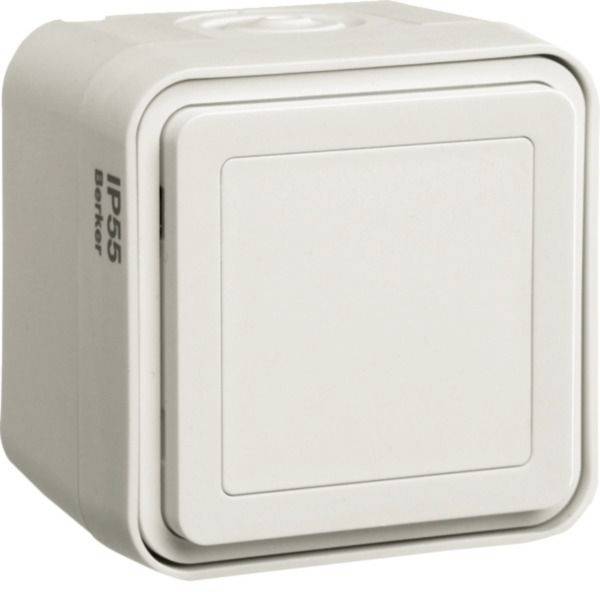 Hager Chiusura cieca bianco polare WNC157B 1 pz.