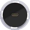 Hager Presa di corrente Nero (lucido) WLF4380BG 1 pz.