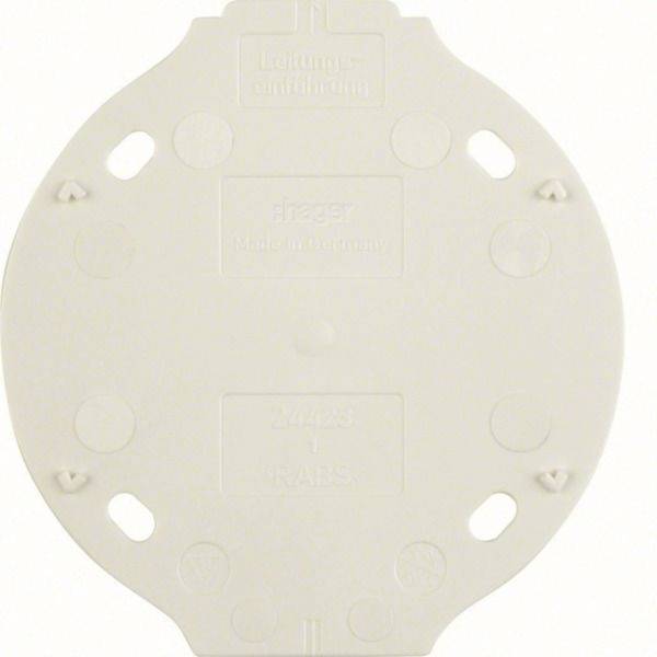 Hager Piastre di base bianco polare WTA1700WG 1 pz.