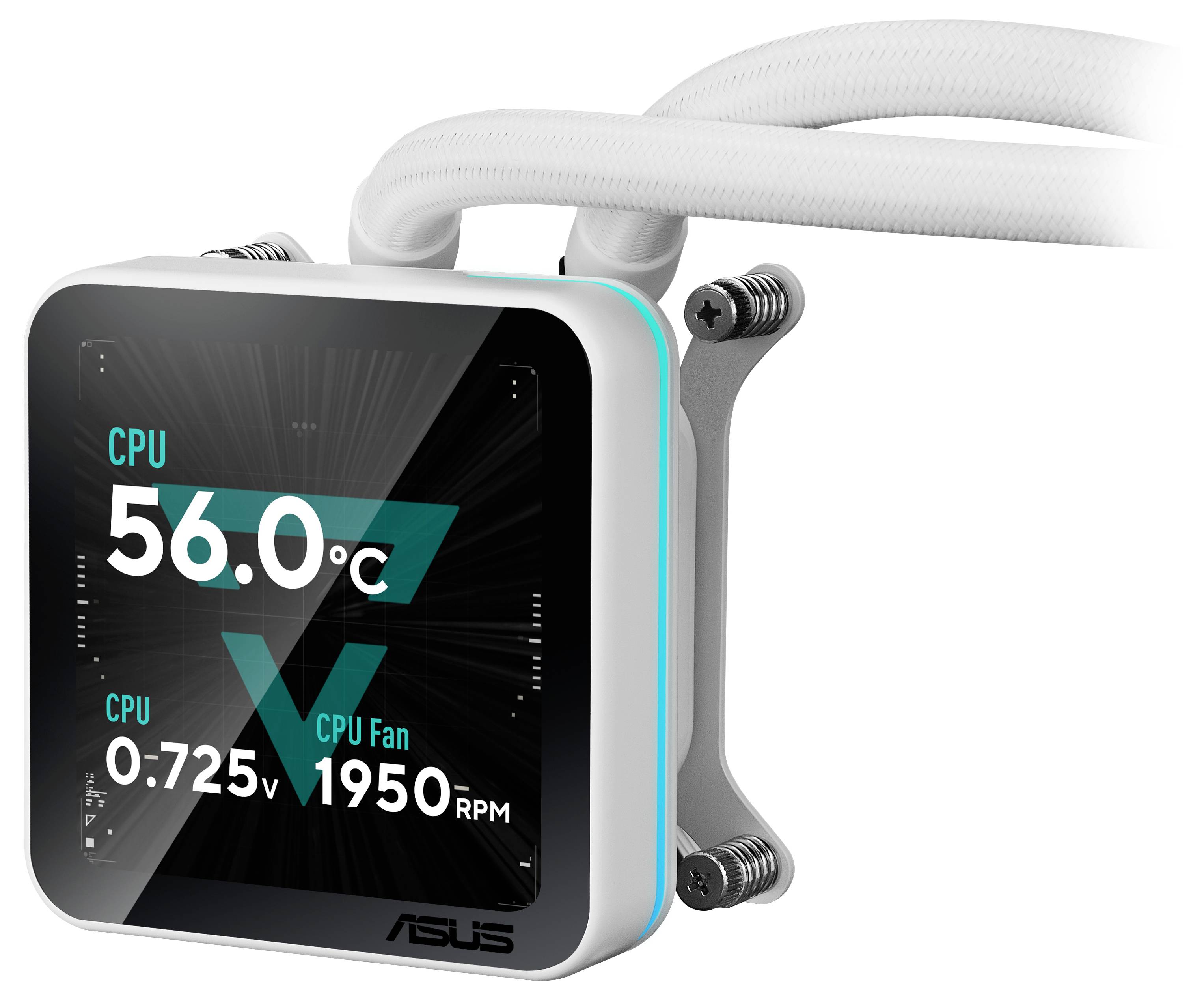 Asus PRIME SLC II 360 ARGB LCD WHT AiO C Raffreddamento ad acqua per PC-3