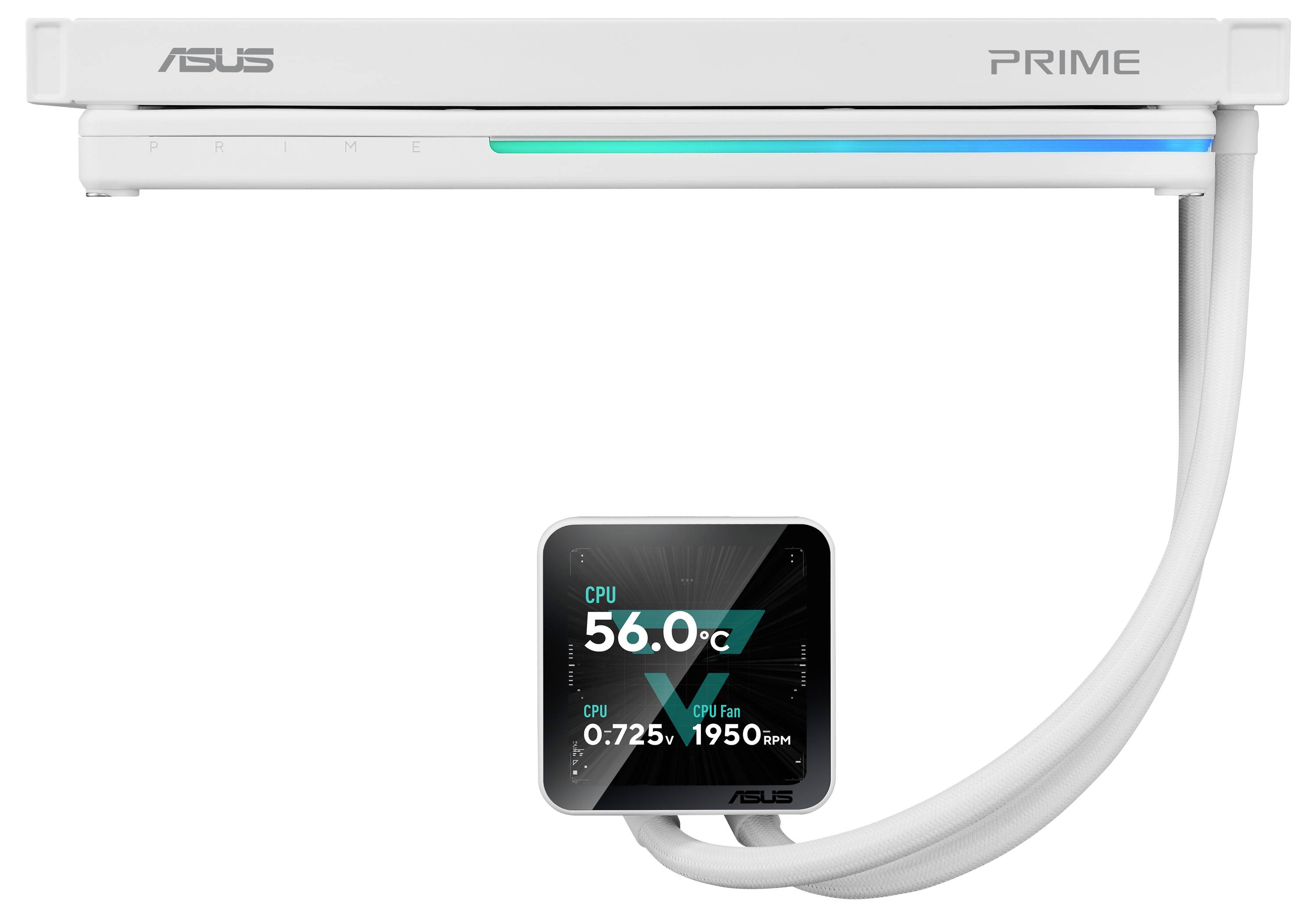 Asus PRIME LC II 360 ARGB LCD WHT AiO C Raffreddamento ad acqua per PC-2