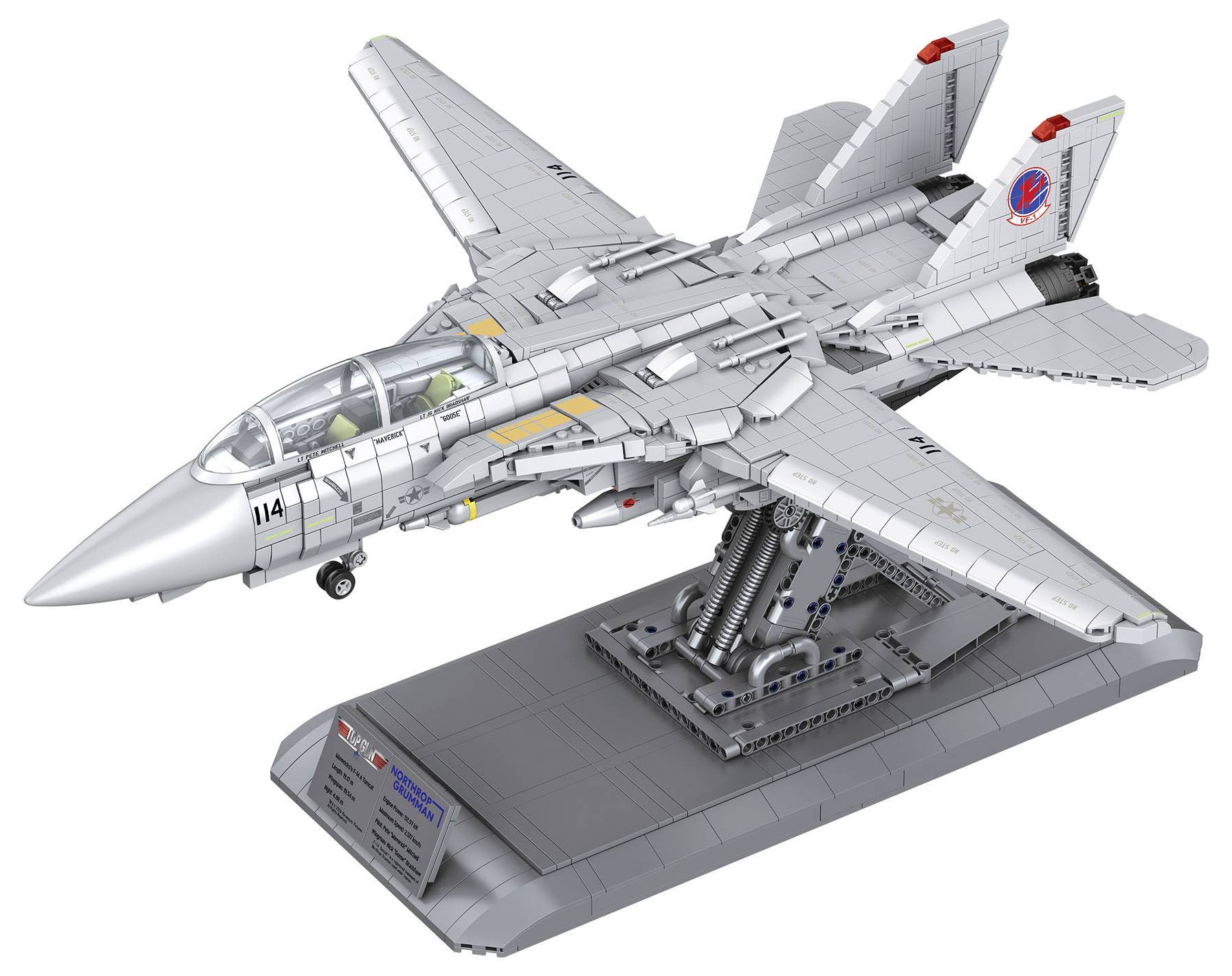 Kit da montare Revell 00963 Maverick's F-14A Tomcat "Top Gun" - Brick System 1:32-1