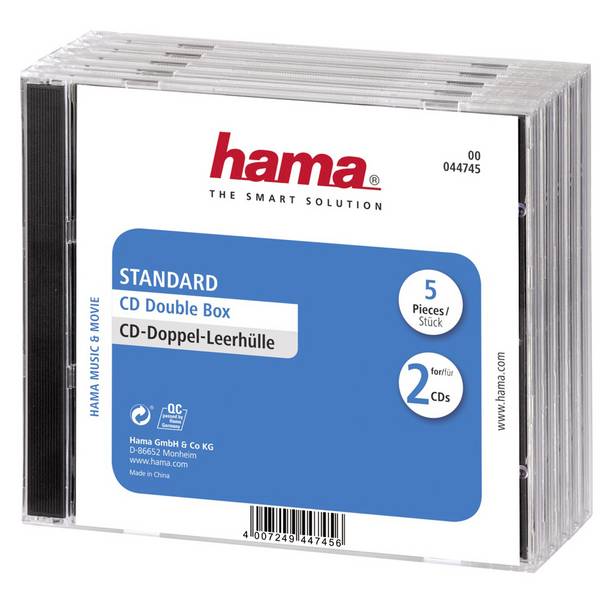 Hama Busta per CD 00044745  Trasparente  5 pz.