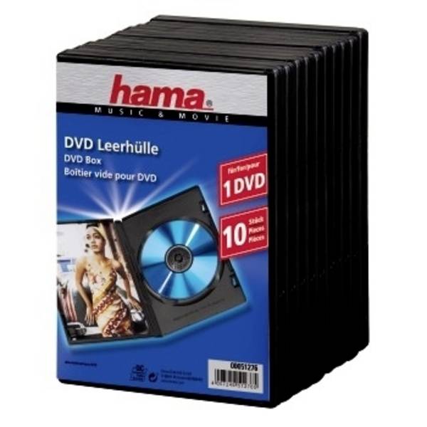 Hama Busta per CD 00051276  Nero  10 pz.