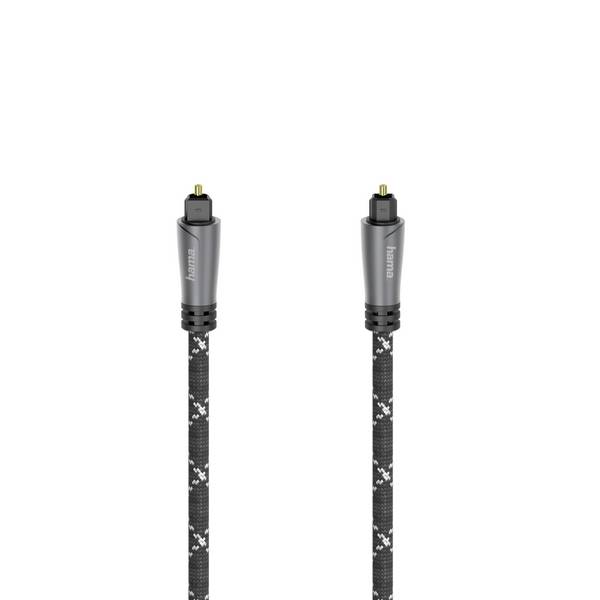 Hama 00205140 Toslink Audio Cavo 3 m Nero, Grigio Resistente al calore