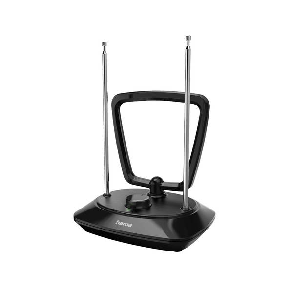 Hama Antenna attiva a stilo DVB-T/T2 Ambiente interno Nero