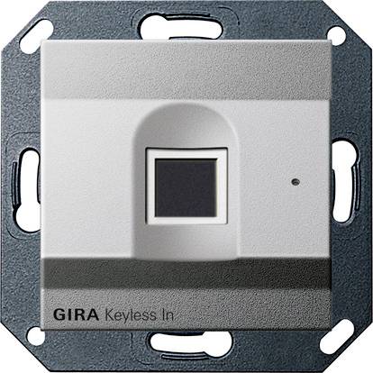 GIRA Lettore di impronte digitali Alluminio 261726 1 pz.