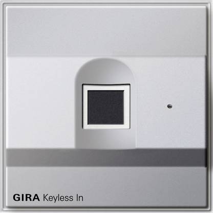 GIRA Lettore di impronte digitali Alluminio 261765 1 pz.